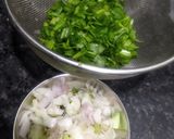 A picture of step 4 of Ringna no olo(kathiyawadi dhaba style).