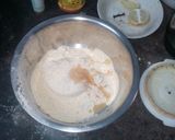 A picture of step 2 of Gujarati dokla a famous snacks.
