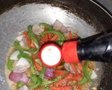 A picture of step 4 of Gobhi Munchorian with Zeera Rice.
