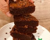 A picture of step 5 of Fudgy Brownies.
