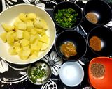 A picture of step 1 of Farali Jeera Aloo.