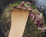 A picture of step 3 of Chilli bhindi bateta (ladyfinger and chips).
