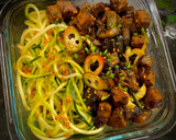 Foto del paso 7 de la receta: Espaguetis de calabacín con tempeh y berenjena