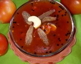 টমেটোর চাটনী কাজু কিসমিশ দিয়ে (Tomato chutney kaju kismish diye recipe in bengali) রেসিপি ধাপ - 4 ছবি
