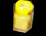 A picture of step 7 of Homemade Ghee/ clarified butter.