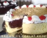 Foto langkah ke 8 dari resep Brownies Coklat Keju.