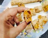 A picture of step 5 of Leftover Roti Bhakarwadi (Crunchy Fried Roti Bites).