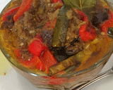 Foto del paso 5 de la receta: Aperitivo de calabacín con brejena y pimiento rojo