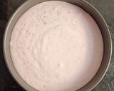 A picture of step 5 of No Bake Strawberry Cheesecake.