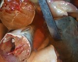 A picture of step 1 of Catfish p soup.