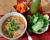 Hình bước làm 2 của món Mì bò cho bữa sáng ♥️