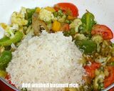 A picture of step 5 of Vegetable pulao recipe.