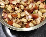 A picture of step 2 of Peanut salad.