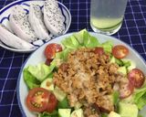 Hình bước làm 4 của món Salad cá ngừ