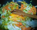 A picture of step 3 of Bar b q rice.