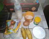 Foto langkah ke 1 dari resep Pancake pisang kilat 1 telur.