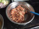 Lobak putih masak Daging ayam cincang Goreng telur