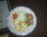 A picture of step 1 of Awara da Kwai mai vegetables.