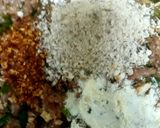 A picture of step 2 of Quick chapli kebabs😊.