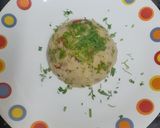 A picture of step 4 of Vegetable Upma.