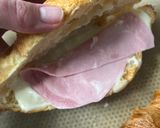 A picture of step 4 of Ham and Béchamel Croissants.