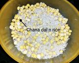 A picture of step 1 of Chilka roti.