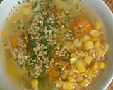 A picture of step 3 of Vegetable Soup with Udon Noodles.