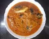 A picture of step 6 of Kerala fish curry.