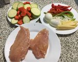 Foto del paso 1 de la receta: Arrolladitos de pollo al horno con verduras