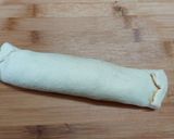 A picture of step 3 of Veg. Suji Rolls.