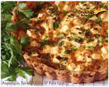 Asparagus, spring onion and feta quiche recipe step 1 photo