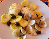 Foto del paso 9 de la receta: Bacalao a baja temperatura con almejas y patatas