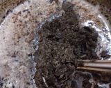 A picture of step 14 of Moong dal chocolate cake.