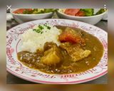 A picture of step 10 of Quick and Easy Pressure Cooker Curry Rice.