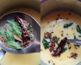 A picture of step 2 of Kadhi Chawal.