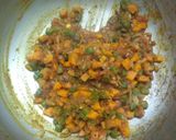 A picture of step 5 of Masala pasta.