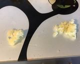 Une image de l'étape 3 de Duo de purées potiron et pommes de terre spiruline et emmental.