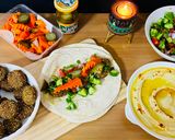 A picture of step 3 of Falafel Sandwich.