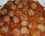 Foto del paso 7 de la receta: Albóndigas con salsa y vino dulce