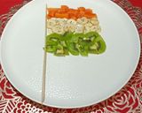 A picture of step 3 of Tricolour Fruits Chaat.