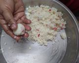 A picture of step 2 of Sparkle Ladoos.