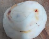 A picture of step 3 of Cheesy Pizza flavoured Paratha.