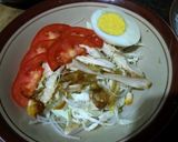Foto langkah ke 7 dari resep Soto Lamongan tabur serbuk koya.