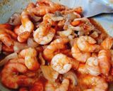 Hình bước làm 3 của món Canh rau má nấu tôm