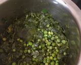 A picture of step 1 of Methi matar malai.