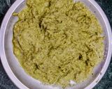 A picture of step 2 of Green Moong Daal Ladoos.