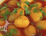 A picture of step 4 of Small Potato Curry (Bateti nu rasa valu shak).