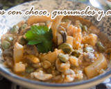 Foto del paso 9 de la receta: Habas con choco, gurumelos y arroz