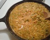 A picture of step 2 of (Halloween dish) GUI Gruel. 🙂.