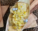 Gambar langkah 4 resipi Cheezy Corn Tortilla.